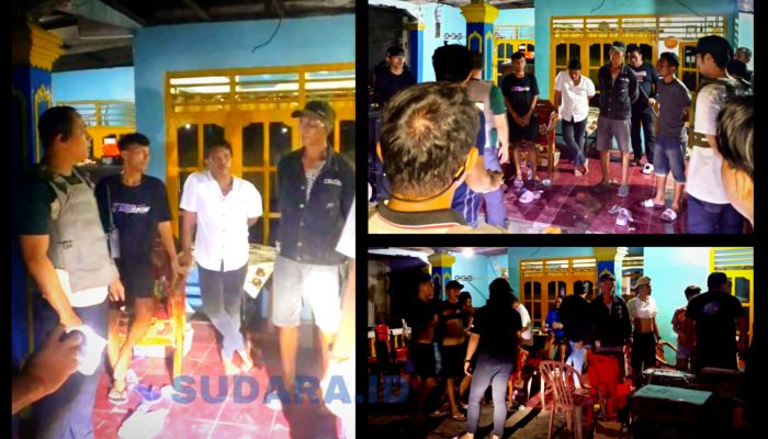 Kapolres Bitung Bubarkan Pesta Miras di Pateten Aertembaga