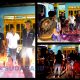 (Gambar kiri) Kapolres Bitung, AKBP Albert Zai SIK MH saat memberikan himbauan dan teguran keras, (gambar kanan) Pembubaran pesta miras. (Foto: Humas Polres Bitung)