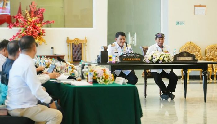 Gubernur Yulius Selvanus Terima Kunker Gubernur Kaltara Jajaki Peluang Kerjasama Industri Kelautan Perikanan