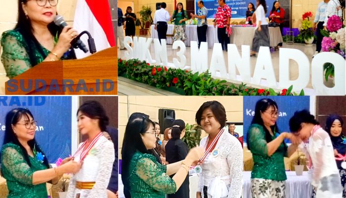 SMKN 3 Manado Gelar Prosesi Penamatan Siswa Kelas XII Tahun Pengajaran 2024/2025