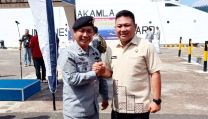 Randito Maringka Apresiasi Latihan Bersama Pengamanan Laut Bakamla RI 
