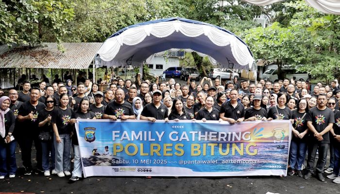 Family Gathering Polres Bitung 2025, Kapolres: Tingkatkan Soliditas Internal Sebagai Pelayan Masyarakat