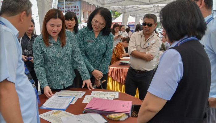 Job Fair Bitung 2025, Jacinta Maringka Gumolung Minta Perusahaan Lindungi Hak Perempuan dan Tidak Mempekerjakan Anak