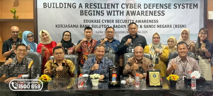 Bank SulutGo bersama BSSN gelar sosialisasi Cyber Security Awareness. (Foto: istimewa)