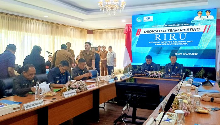Walikota Hengky Honandar Hadiri DTM RIRU Sulut, Dorong Promosi Investasi Kota Bitung