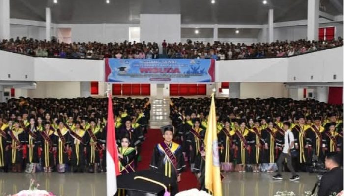 UNSRAT Wisuda 646 Mahasiswa, Rektor: Ini Baru Awal Perjalanan