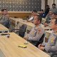 Kapolres Bitung, AKBP Albert Zai SIK MH, (kanan depan) saat menghadiri gelar Pensatwil di Polda Sulut. (Foto: Humas Polres Bitung)