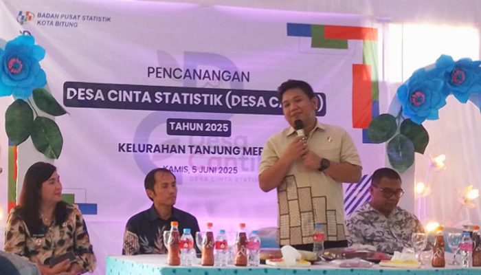 Randito Maringka Apresiasi Pencanangan Kelurahan Tanjung Merah Cinta Statistik (Cantik) 