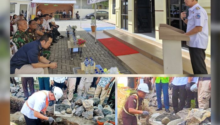 Walikota Bitung Lakukan Peletakan Batu Pertama Pendirian Musala dan Rumah Doa Oikumene Kejari Bitung