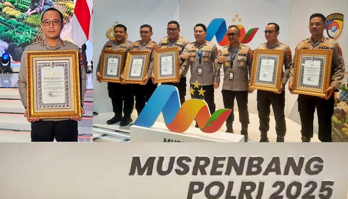 Kapolres Bitung Terima Anugerah Penghargaan Pelayanan Publik Mandiri Prima A Tahun 2024