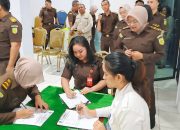 Mendadak! Kajari Bitung Tes Urine Semua Anggotanya