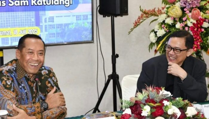 Wamendiktisaintek Dialog Bersama Pimpinan UNSRAT: Dorong Penguatan Program Kampus Berdampak