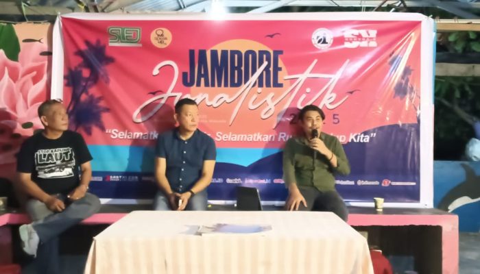 Jambore Jurnalistik 2025: Joni Aswira Dorong Jurnalis Kawal Reklamasi dari Perspektif Lingkungan dan Sosial
