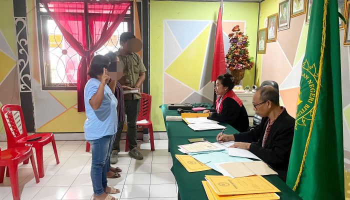 PN/Perikanan Bitung Gelar Sidang Diluar Gedung Pengadilan, 6 Perkara Tuntas di Kantor Camat Ranowulu