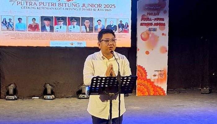 Pesan Menggugah Randito Maringka di Grand Final Pemilihan Putra Putri Bitung Junior 2025