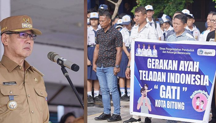 Walikota Bitung Hengky Honandar Apresiasi Gerakan Ayah antar Anak Sekolah
