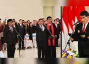 Gubernur Yulius Selvanus Lantik Tahlis Gallang Pj Sekprov Sulut, Jemmy Kumendong Jabat Inspektur Daerah