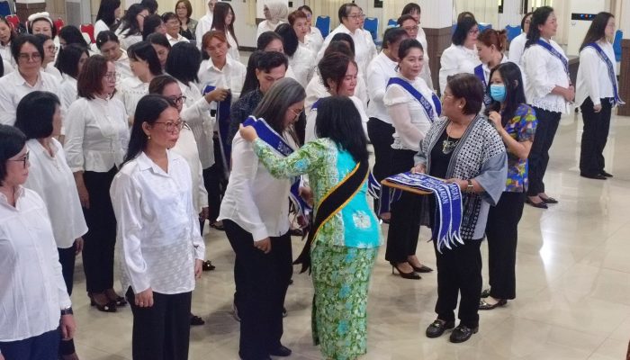 Ellen Honandar Sondakh Kukuhkan Jajaran Bunda PAUD Kecamatan dan Kelurahan se-Kota Bitung