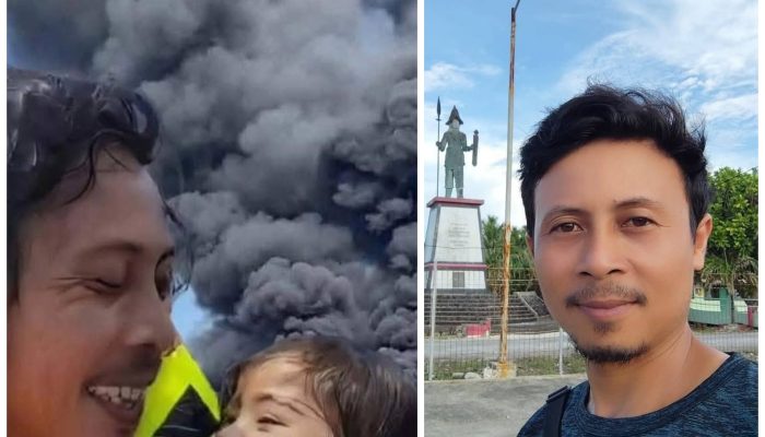 Aksi Heroik Abdul Rahman Agu Selamatkan Seorang Anak Saat KM Barcelona V A Terbakar di Perairan Talise