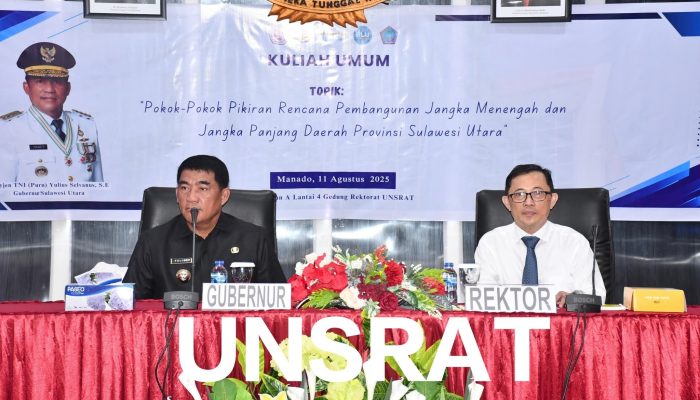 Gubernur Sulawesi Utara Paparkan Visi Pembangunan Jangka Panjang di Universitas Sam Ratulangi