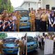 Peluncuran Angkutan Harmonis Hengky Honandar -Randito Maringka (HHRM), Transportasi "Mikro" gratis untuk para pelajar Kota Bitung. (Foto: Istimewa)