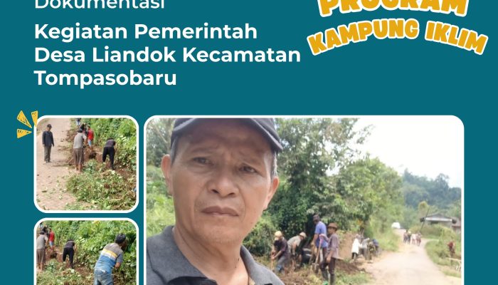Desa Liandok Perbaiki Drainase Melalui Kegiatan Proklim