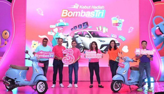 Tri Kembali Hadirkan Kebut Hadiah BombasTri 2025, Ribuan Hadiah Menanti Pelanggan Setia