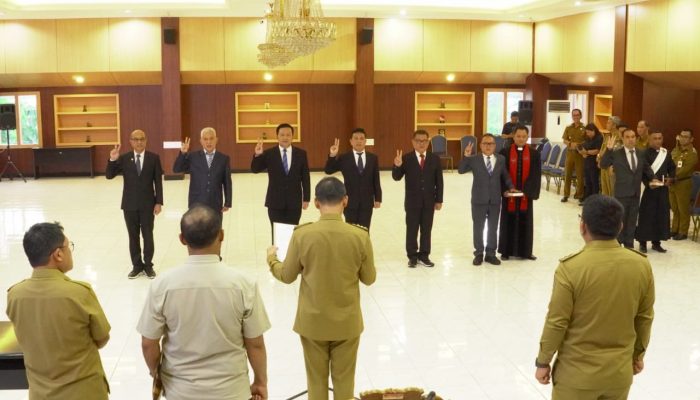 Walikota Bitung Lantik Tujuh Pejabat Baru Perkuat Tata Kelola Pemerintahan dan Pelayanan Publik