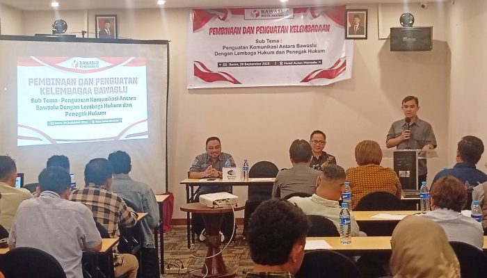 Persiapan Pemilu 2029, Bawaslu Manado Mulai Rajut Komunikasi dengan Lembaga Hukum dan Penegak Hukum