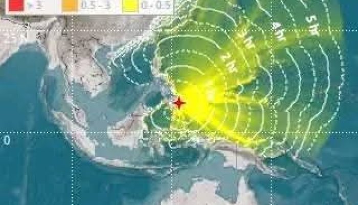 UPDATE: Tsunami Terdeteksi di Beberapa Wilayah Sulawesi Utara dan Maluku Utara, BMKG Imbau Waspada