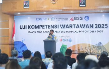 Gubernur Sulut Hadiri Pelatihan Jurnalistik dan UKW: Kompetensi Wartawan adalah Investasi Daerah
