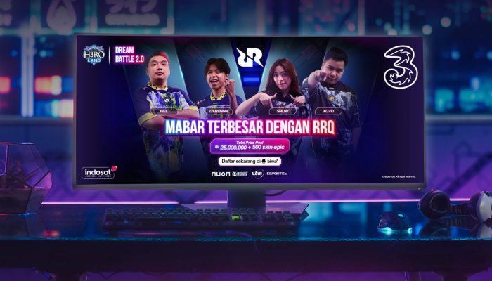 Tri Hadirkan H3RO Land Dream Battle 2.0, Dukung Talenta Muda Menuju Industri Esports Profesional