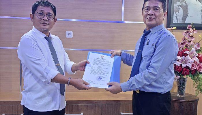 Michael Sondakh Resmi Ditunjuk sebagai Plt Asisten II Setda Kota Bitung