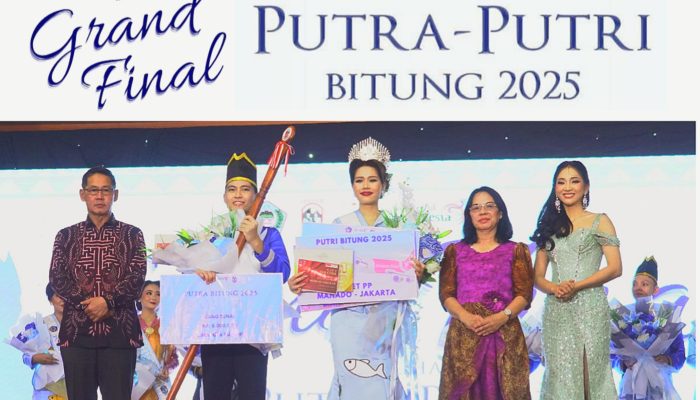 Malam Puncak Putra Putri Bitung 2025, Walikota Gugah Rasa Bangga akan Identitas Lokal