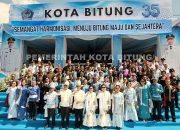 Sesi foto bersama usai Upacara HUT ke-35 Kota Bitung. (Foto: Pemkot Bitung)