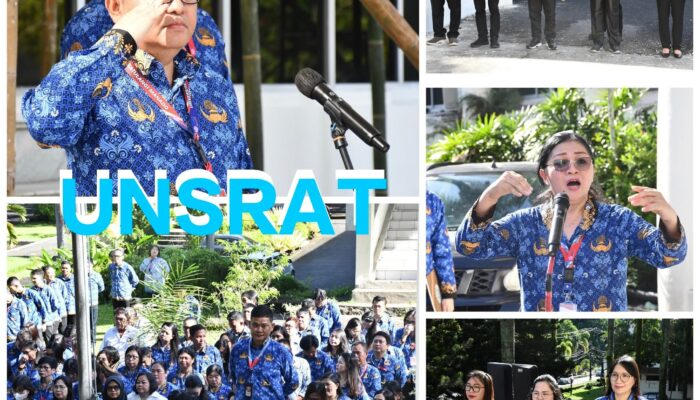 UNSRAT Gelar Upacara HUT KORPRI ke-54: Wujudkan ASN yang Siap Siaga dan Berintegritas