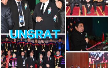 Rektor UNSRAT Hadiri Wisuda UKIT, Perkuat Sinergi Antar Perguruan Tinggi di Sulawesi Utara