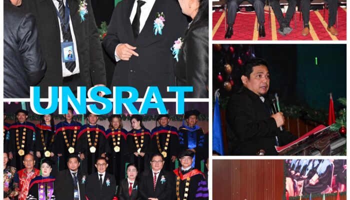 Rektor UNSRAT Hadiri Wisuda UKIT, Perkuat Sinergi Antar Perguruan Tinggi di Sulawesi Utara