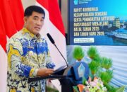 Gubernur Sulawesi Utara, Mayjen TNI (Purn) Yulius Selvanus SE, saat gelar Rapat Koordinasi Kesiapsiagaan Bencana dan Peningkatan Aktivitas Masyarakat di Wisma Negara Bumi Beringin Manado hari ini, Kamis (4/12/2025).