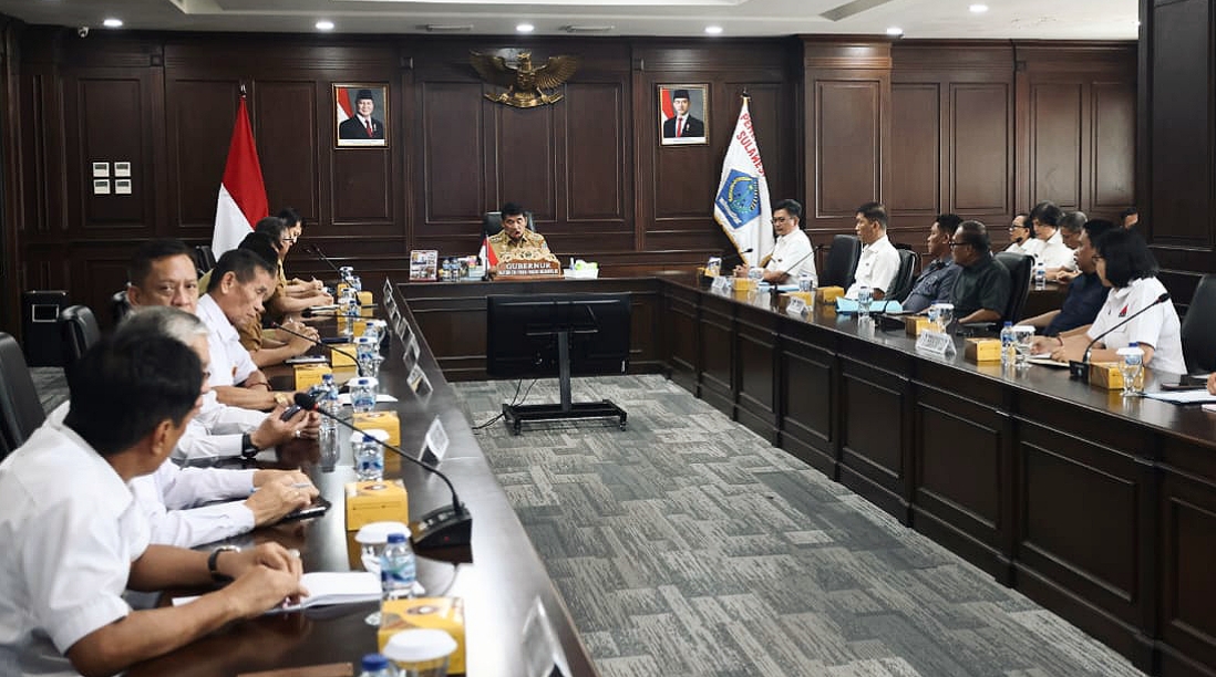 Rapat Gubernur Sulut bersama BUMD, PT Membangun Sulut Maju.