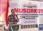 Ketua KONI Kota Manado terpilih, dr. Richard Sualang.