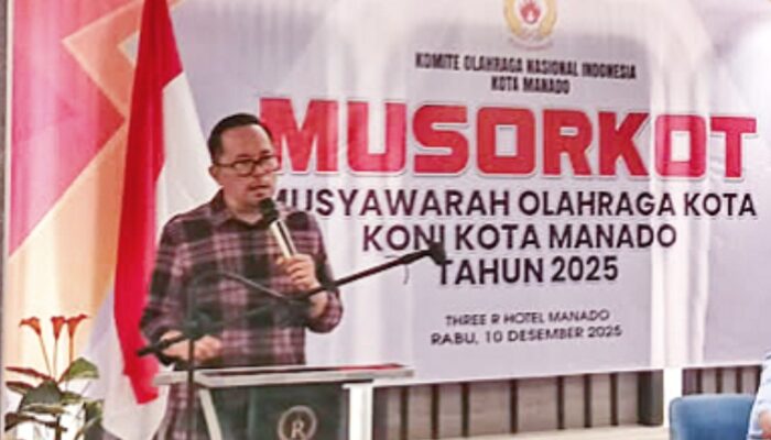Musorkot KONI Manado Tetapkan Richard Sualang sebagai Ketua Terpilih 2025-2029