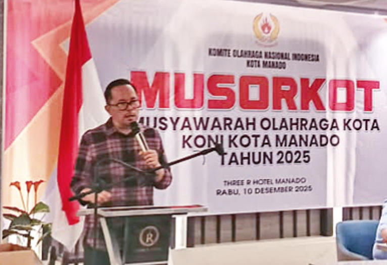 Ketua KONI Kota Manado terpilih, dr. Richard Sualang.