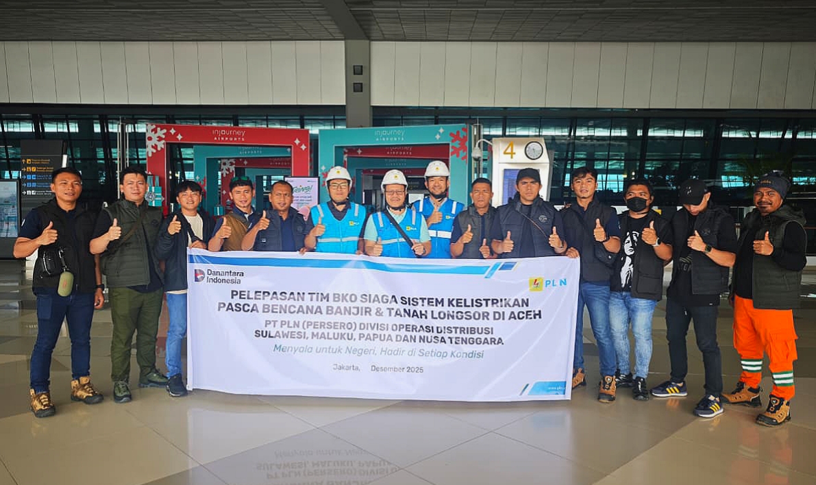 Tim Teknis khusus PLN UID Suluttenggo bergerak menuju lokasi bencana Sumatera.