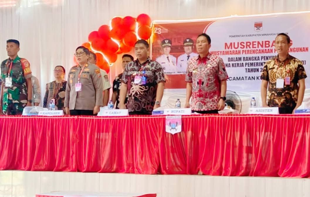 Musyawarah rencana pembangunan (musrembang) RKPD Kabupaten Minsel Tahun Anggaran 2027 di Desa Kumelembuai Dua, dan dibuka langsung Bupati Franky Donny Wongkar, Kamis (29/1/2027).