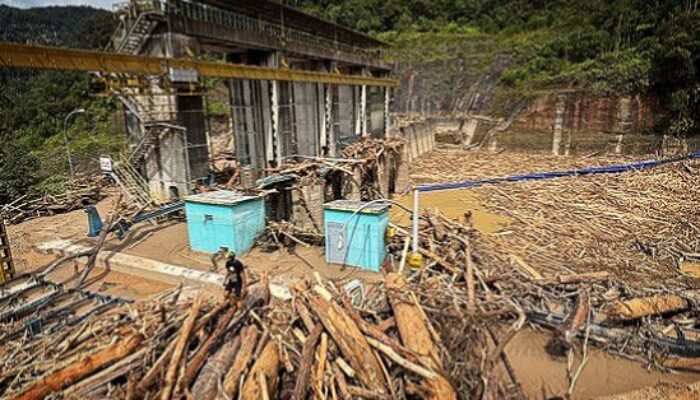Ketangguhan Konstruksi PLTA Sipansihaporas Teruji, Tahan Gelondongan Kayu saat Bencana