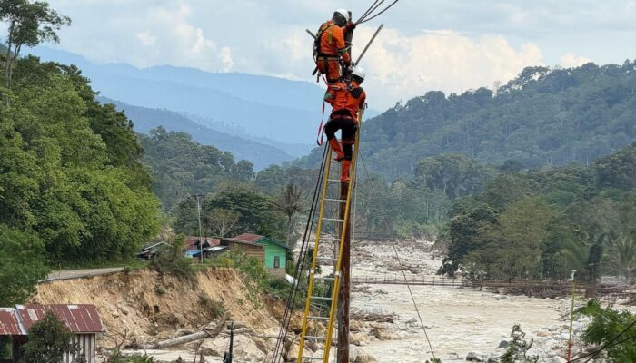 Pemulihan Kelistrikan Aceh Pasca Bencana, PLN Pastikan Listrik 6.432 Desa sudah Menyala