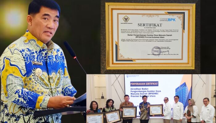 BPSDMD Sulut Raih Akreditasi A Penyelenggaraan Diklat Pemeriksaan Keuangan Negara (PKN) Pertama di Indonesia