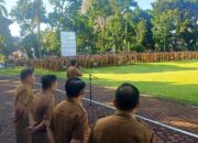 Apel Kerja Bersama Pemprov Sulut di awal Bulan Februari 2026 di Kantor Gubernur Sulawesi Utara, Senin (2/2/2026).