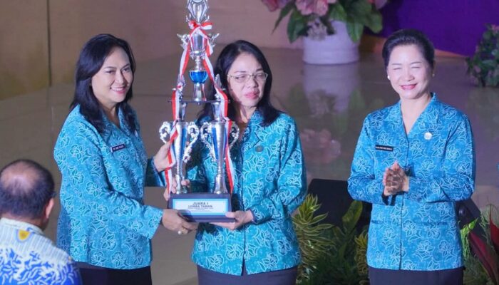TP PKK Bitung Juara Umum Lomba PKK Sulut 2025